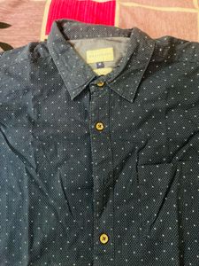 Men's Navy Full Sleeve Shirt