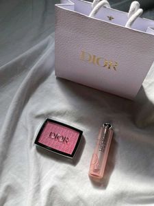 Dior Blush and Lipstick Combo