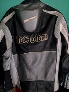 Macadam Leather Motorcycle Jacket