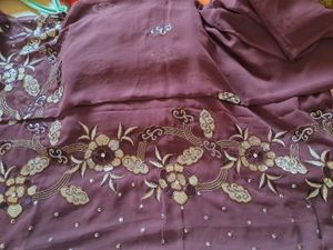Embroidered Silk Saree