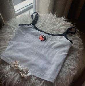 White Cropped Tank (unused)