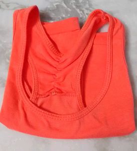 Bright Coral Sports Bra