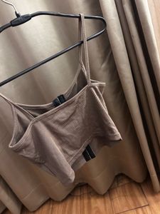 Urbanic Ribbed Corset Crop Top