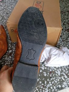 Men's Brown Leather Formal Shoes(once used)
