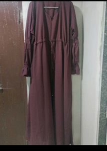 Elegant Maroon Abaya
