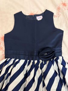 Charming Striped Party Dress