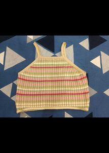 colourfull🌺 wool tank top... 🌺✨