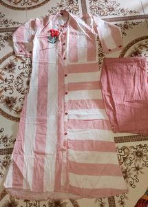 Striped Kurta Set