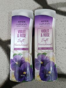 Avon Naturals Violet & Rose Lotion