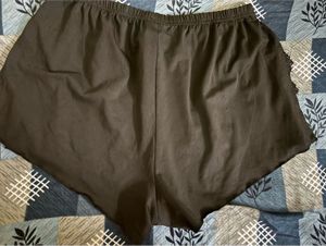 Black Lace Trim Sleep Shorts