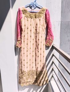 pakistani pink suit 3 piece set🌷