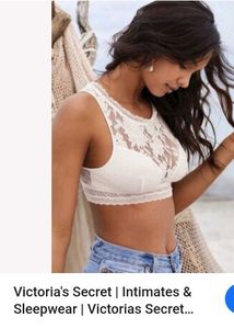 Victoria's Secret White Lace Bralette