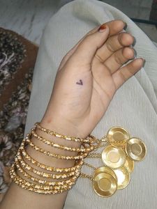 Gold-tone Bangle Set
