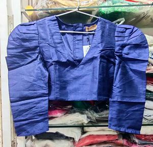 Stylish Blue Crop Top