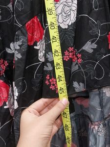 Up-down Style abaya with gorgeous floral print!!