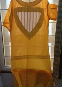 Yellow Layered Kurta