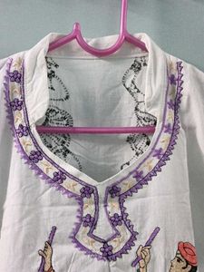 Ethnic White Kurta