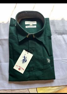 U.S. Polo Assn. Men's Green Shirt newwrtag