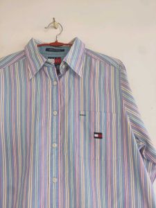 Tommy Hilfiger Striped Button-Up Shirt