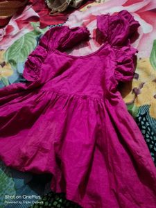 Pretty pink Ruffled Sleeve Top
