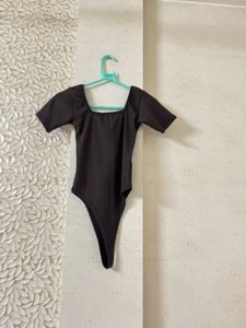 Black Bodysuit Top