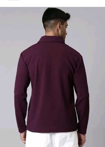 LEVEL Maroon Long Sleeve Turtleneck Top