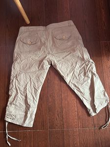 Khaki Cargo Capris
