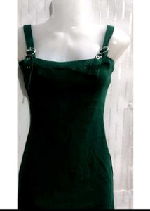 Green Mini Dress Length 32
