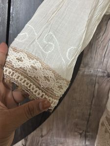Embroidered Boho Style Kurta cum top