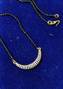 Designer Mangalsutra with CZ stones