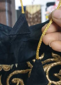 brand new fresh 👑. Gold Embroidered Blouse