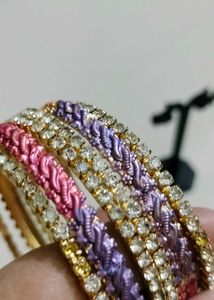 Brand new Beautiful Set of Embellished Bangles