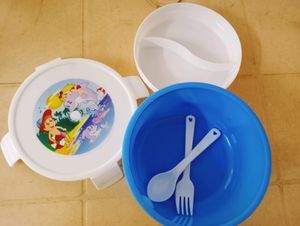 Round Plastic Lunch Box