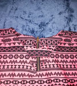 Red Print Tank Top