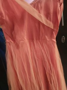 Elegant Peach Dress