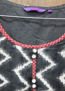 Black Layered Kurta