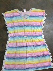 Sunday Offer For Rainbow 🌈 Kaftan Dress ONE RUPEE CURRENCY NOTE FREE