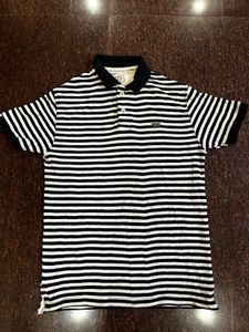 Men's Striped Polo T-Shirt
