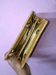 Elegant Beaded Clutch Bag