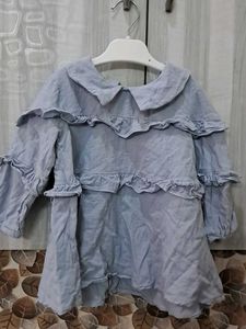 3 Pairs Kids Clothes Bundle: Dress, Overalls Etc