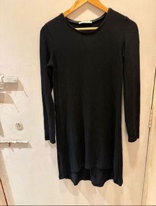 Black Imported  Mini Dress