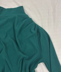 Teal Ruched Top