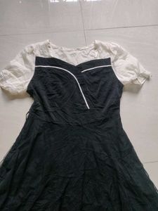 Black & White Dress with unique design