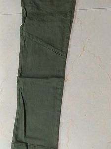 Olive Green Denim