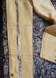 Beige Silk Pants