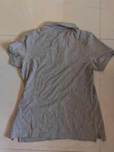 Comfortable Grey Polo T-Shirt