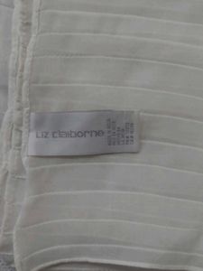 Elegant White pleated Stole / Dupatta / Scarf