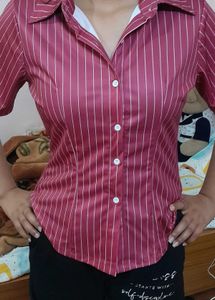 Striped Button-Up shirt