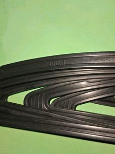 Black Plastic Clothes Hangers (Set of 6)