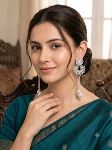 Silver Tone Dangle Earrings